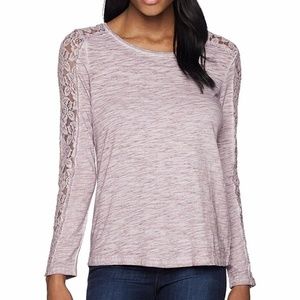 Small ARIAT Purple Romina LS Knit Tee Shirt NWT